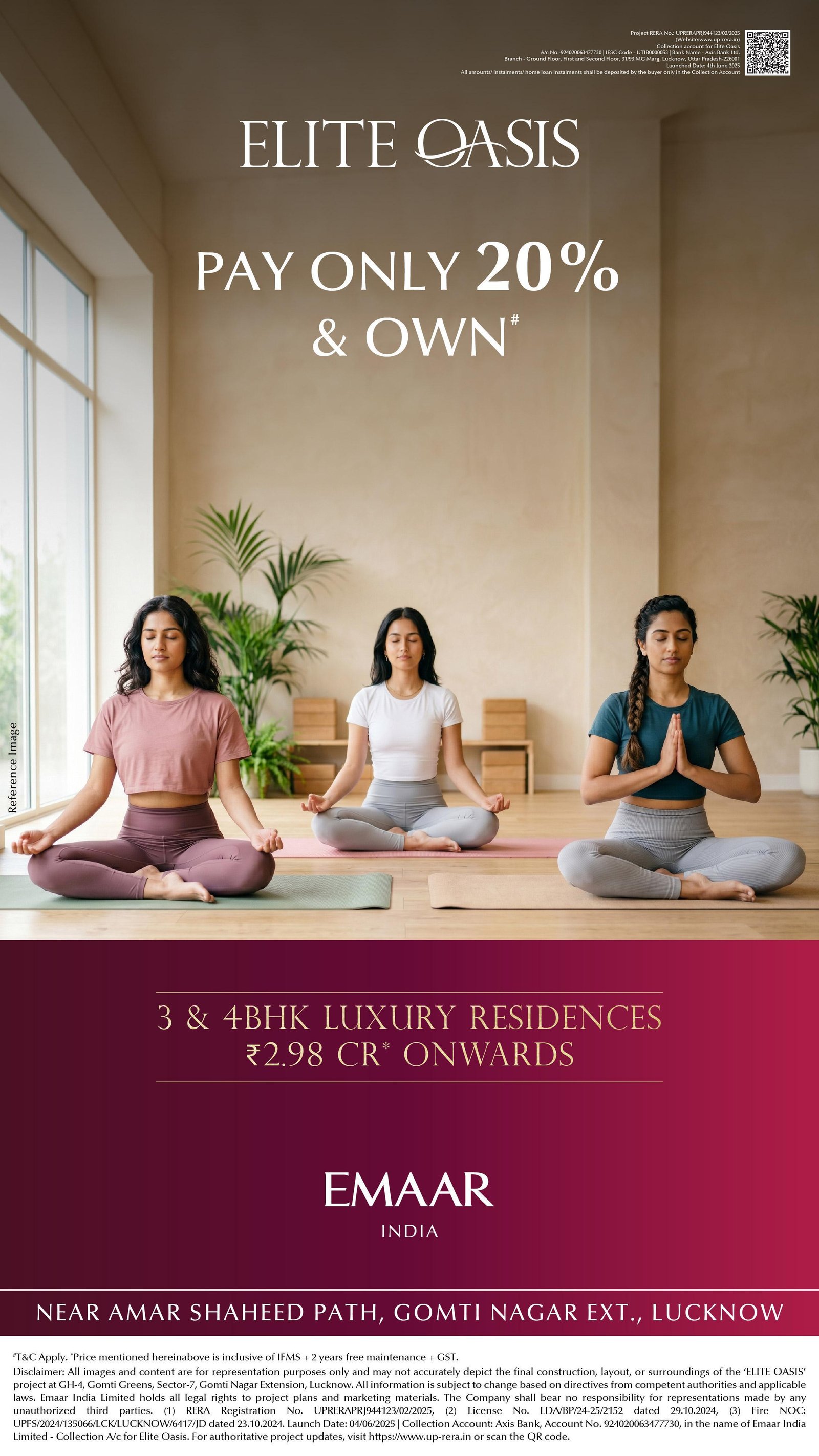 Aerobics and yoga studio